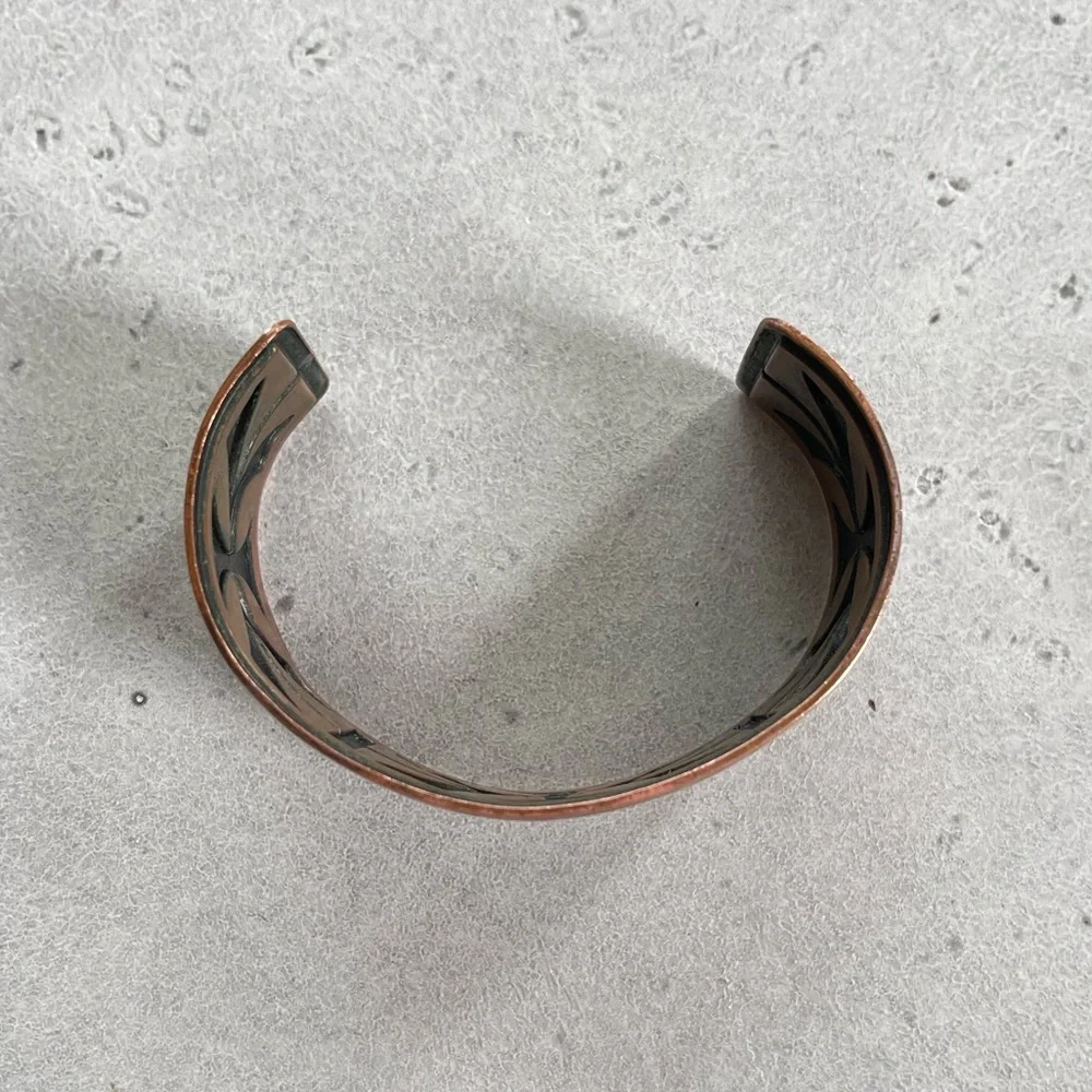 Bell Trading Post Copper Native American Tribal Cuff Bracelet - Picture 10 of 10
